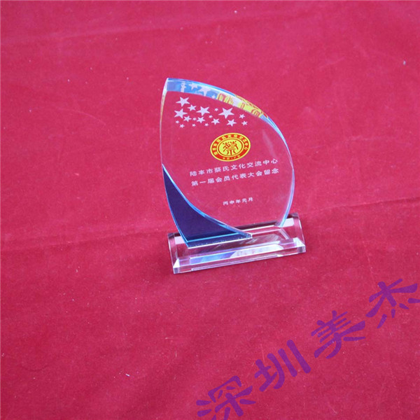 透明水晶亚克力奖杯—美杰出品